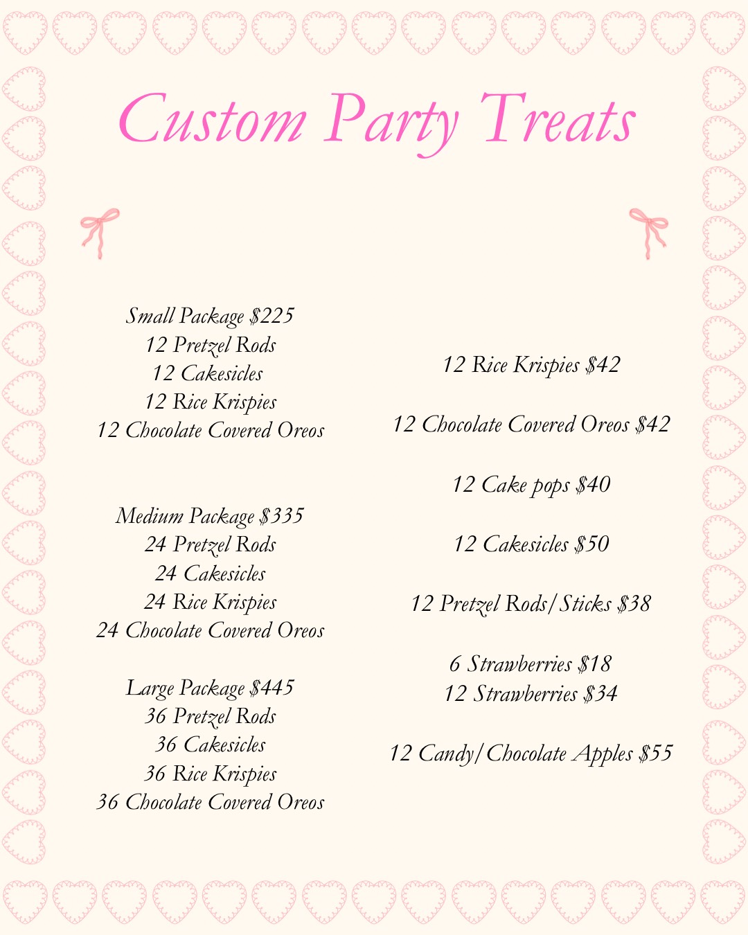 Custom Party Treats Guide