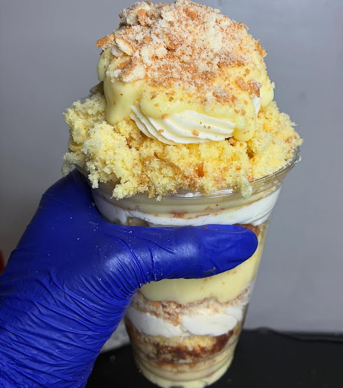 Banana Pudding Cake Cup